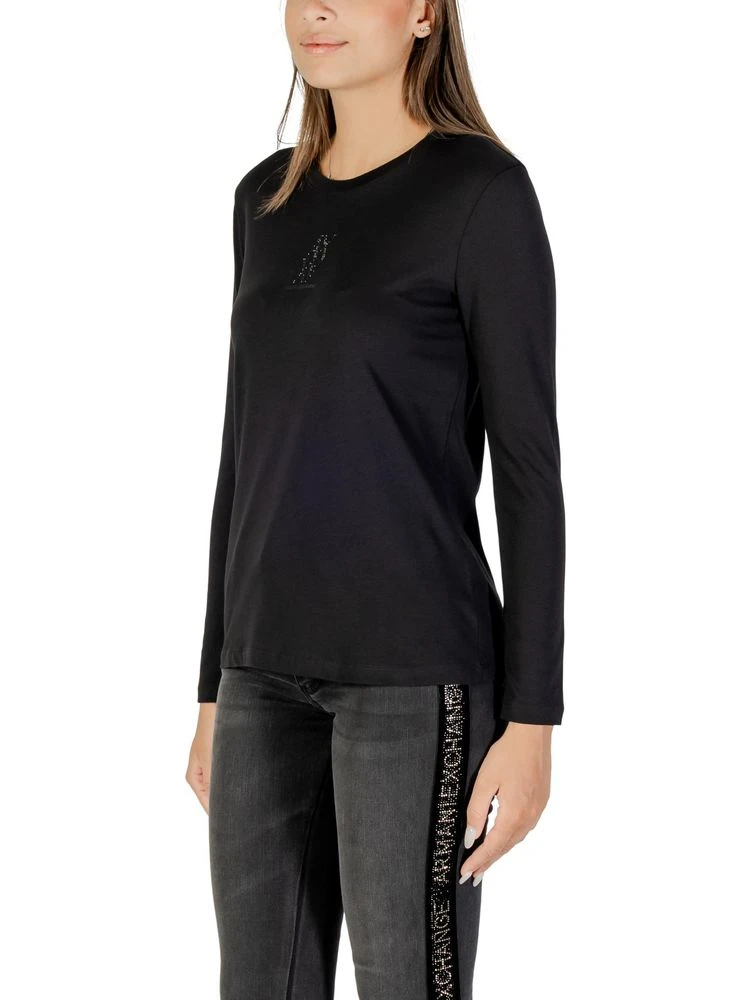 Black Cotton Long Sleeve T-Shirt alternative