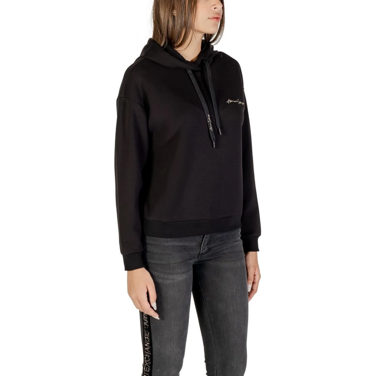 Bicolor Viscose Hoodie