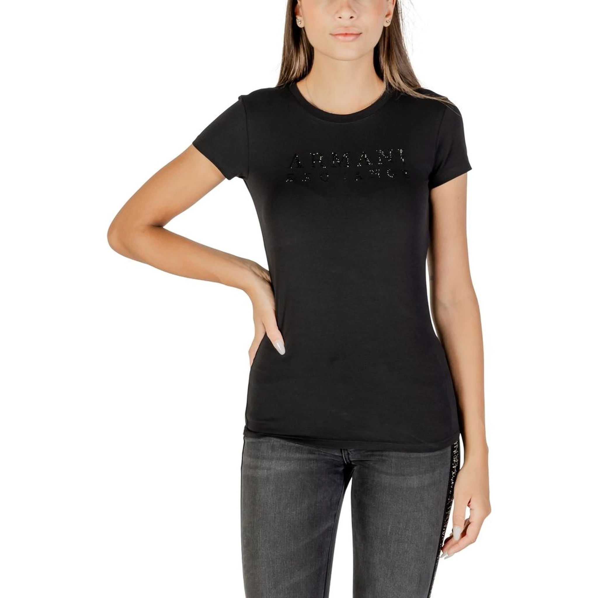Black Cotton T-Shirt