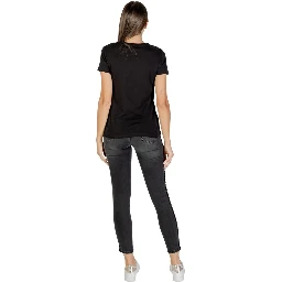 Black Cotton T-Shirt