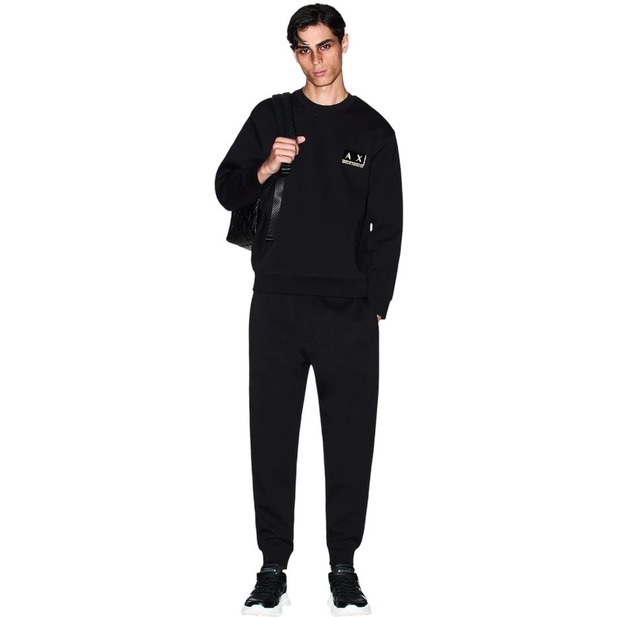 Bicolor Cotton Joggers (Workout Pants)