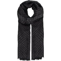 Black Viscose Scarf