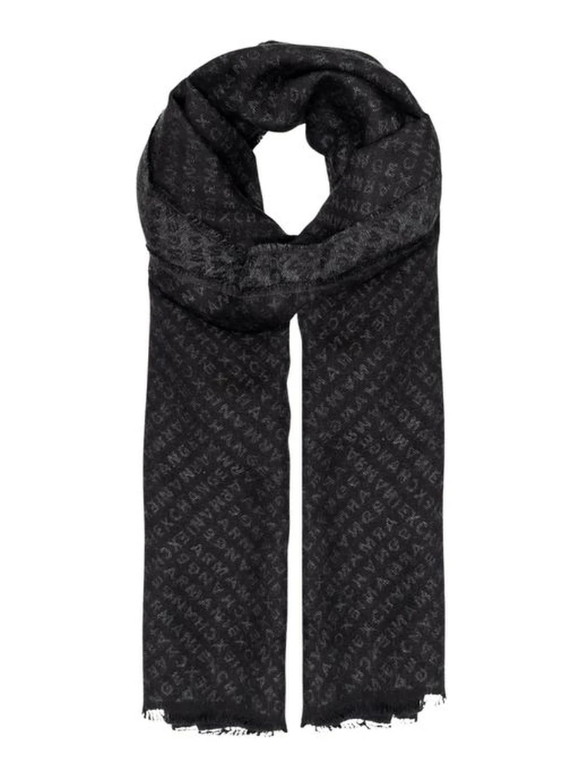 Black Viscose Scarf