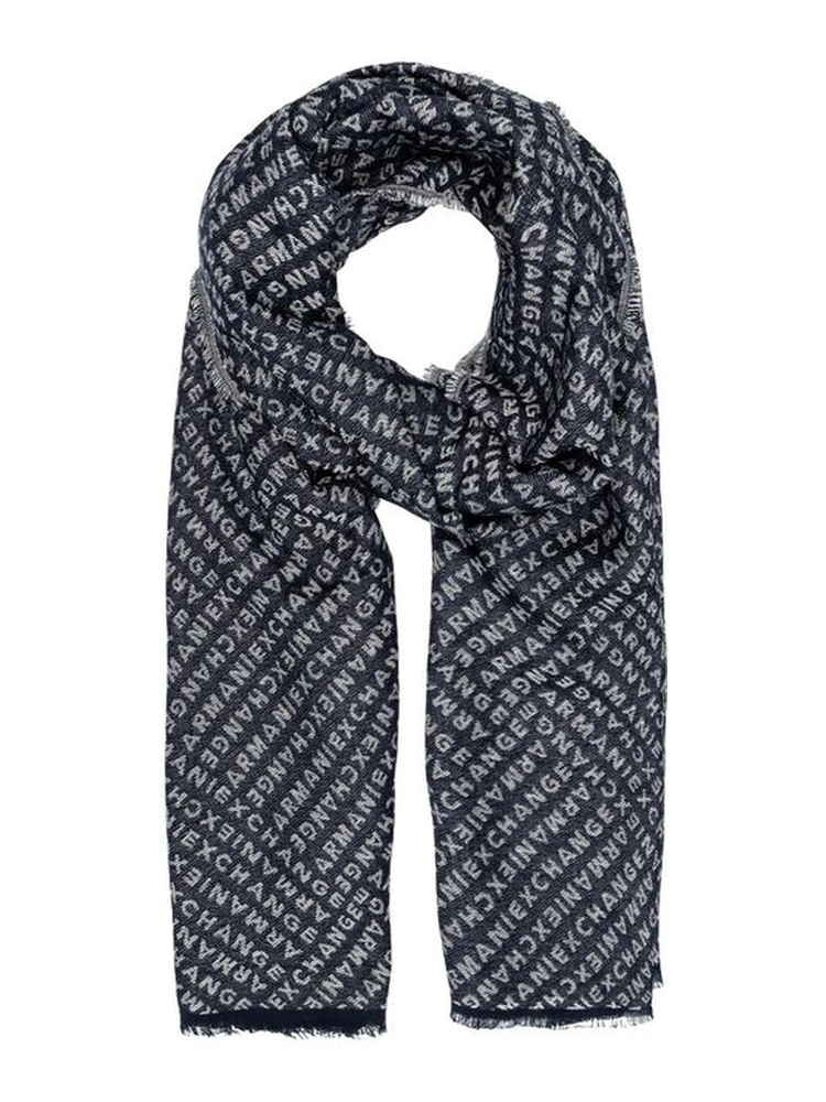 Blue Viscose Scarf