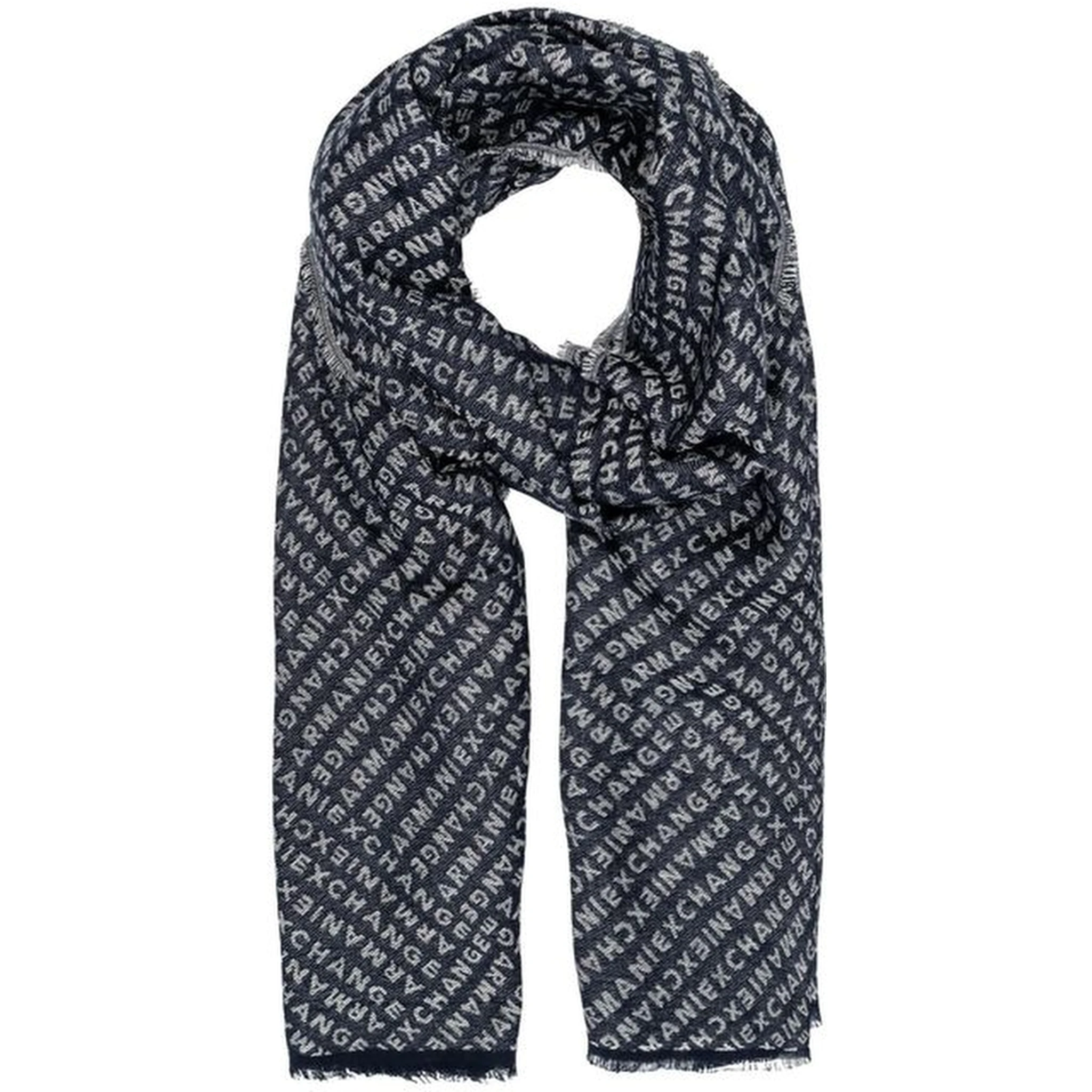 Blue Viscose Scarf