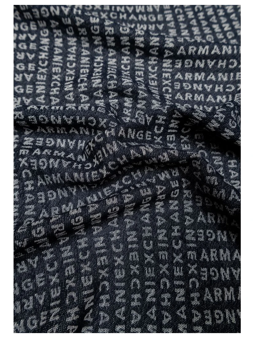 Blue Viscose Scarf
