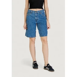 Blue Cotton Shorts