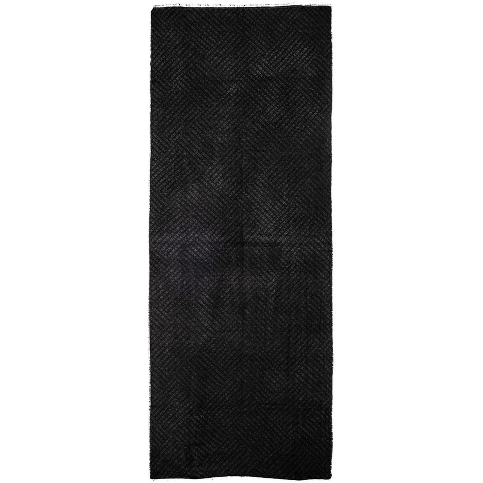 Black Viscose Scarf