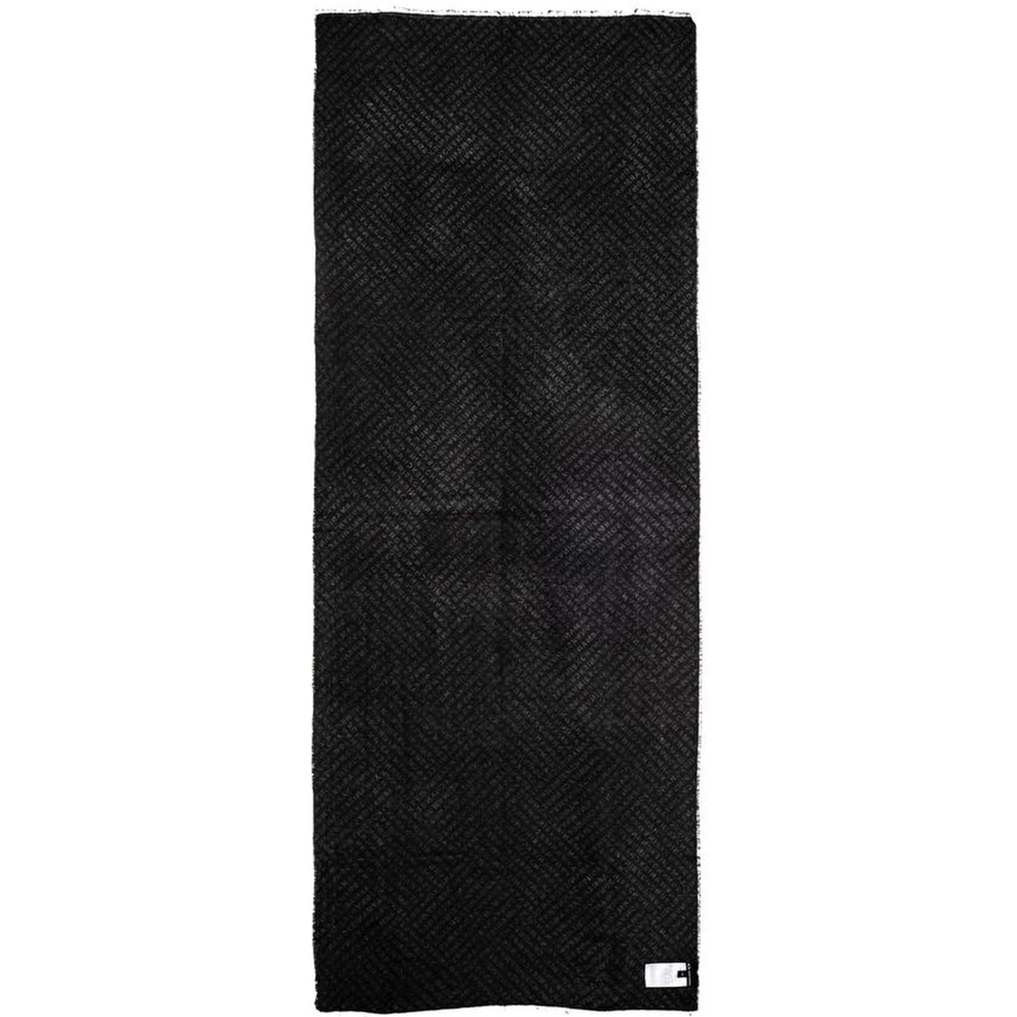 Black Viscose Scarf