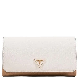 Beige Polyethylene Clutch Bag