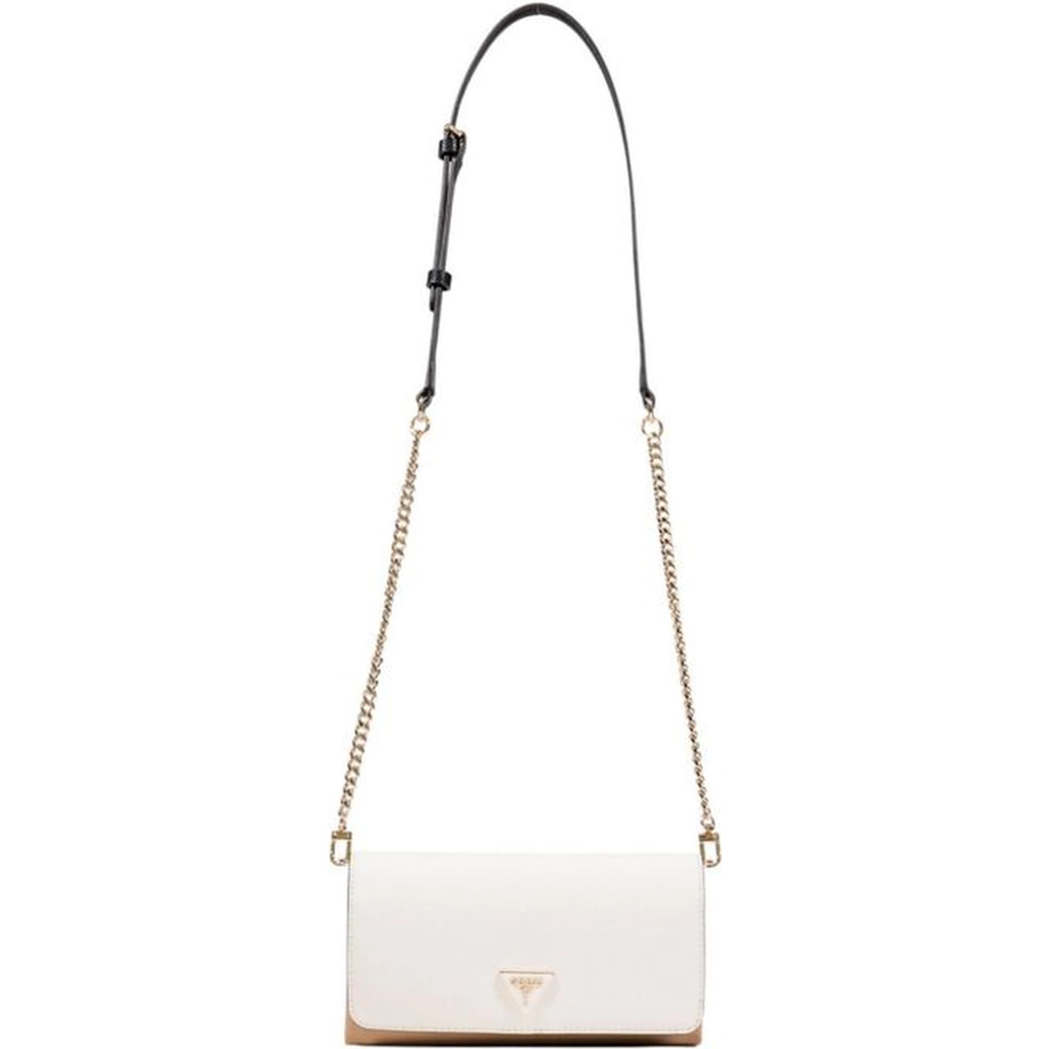 Beige Polyethylene Clutch Bag