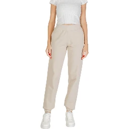 Beige Cotton Joggers (Workout Pants)