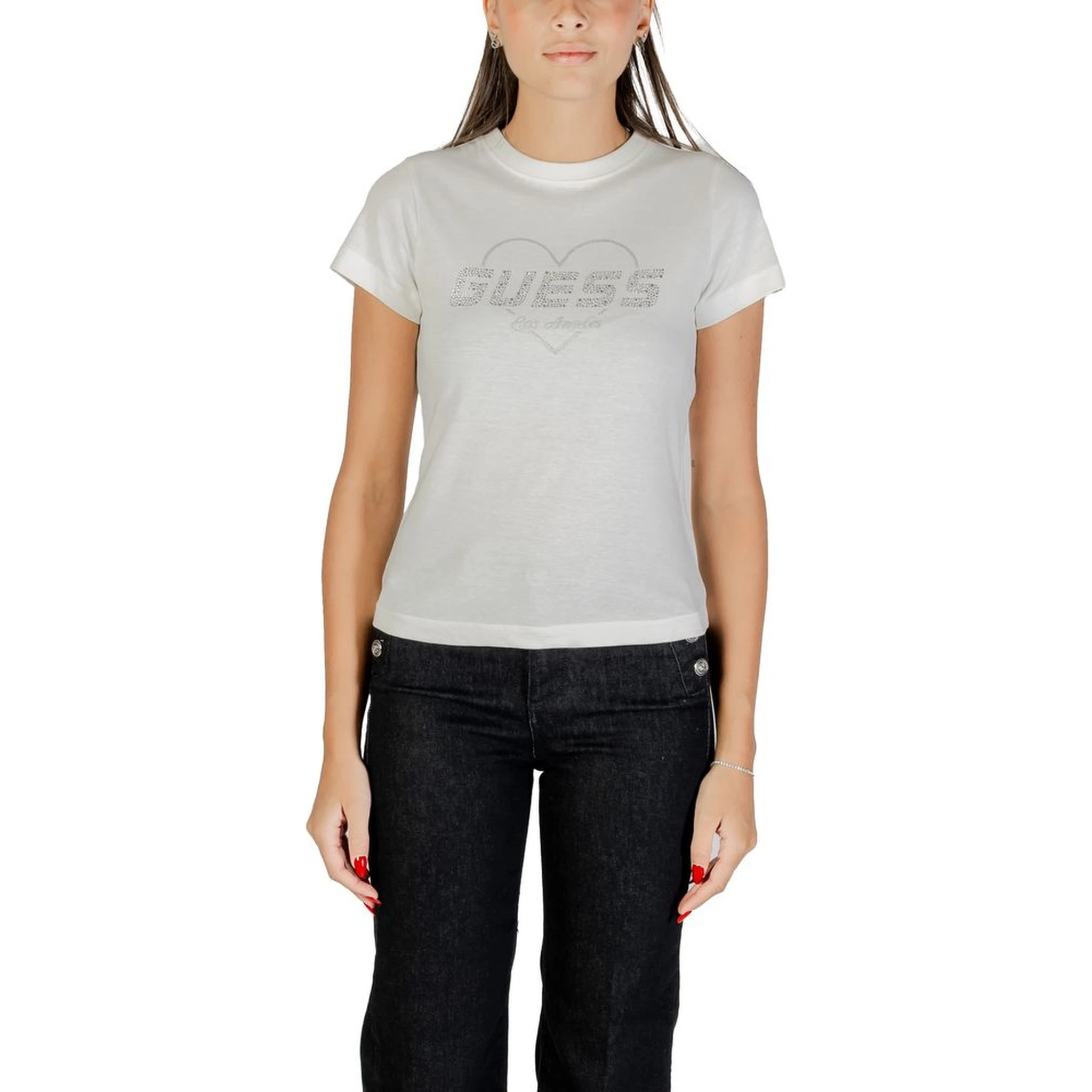 تي شيرت قطني أبيض