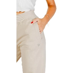 Beige Cotton Joggers (Workout Pants)