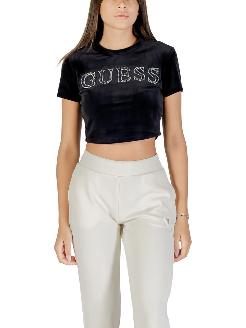 Black Polyester T-Shirt