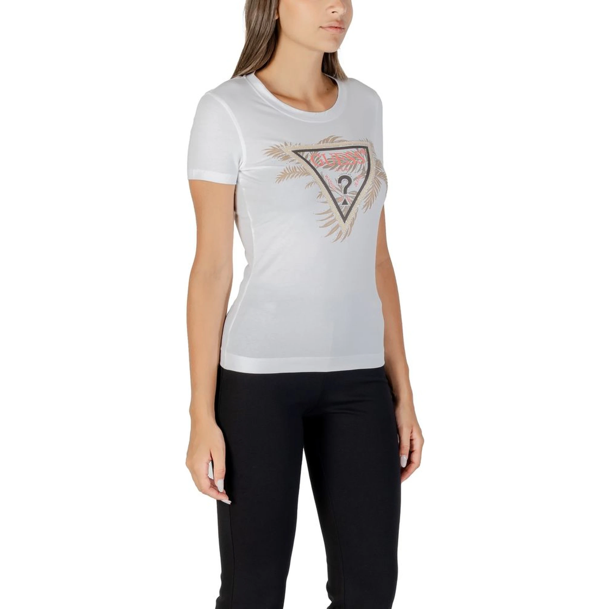 تي شيرت قطني أبيض