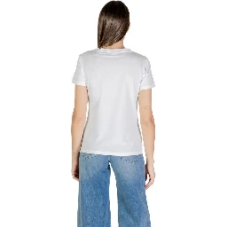 تي شيرت قطني أبيض