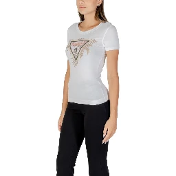 تي شيرت قطني أبيض