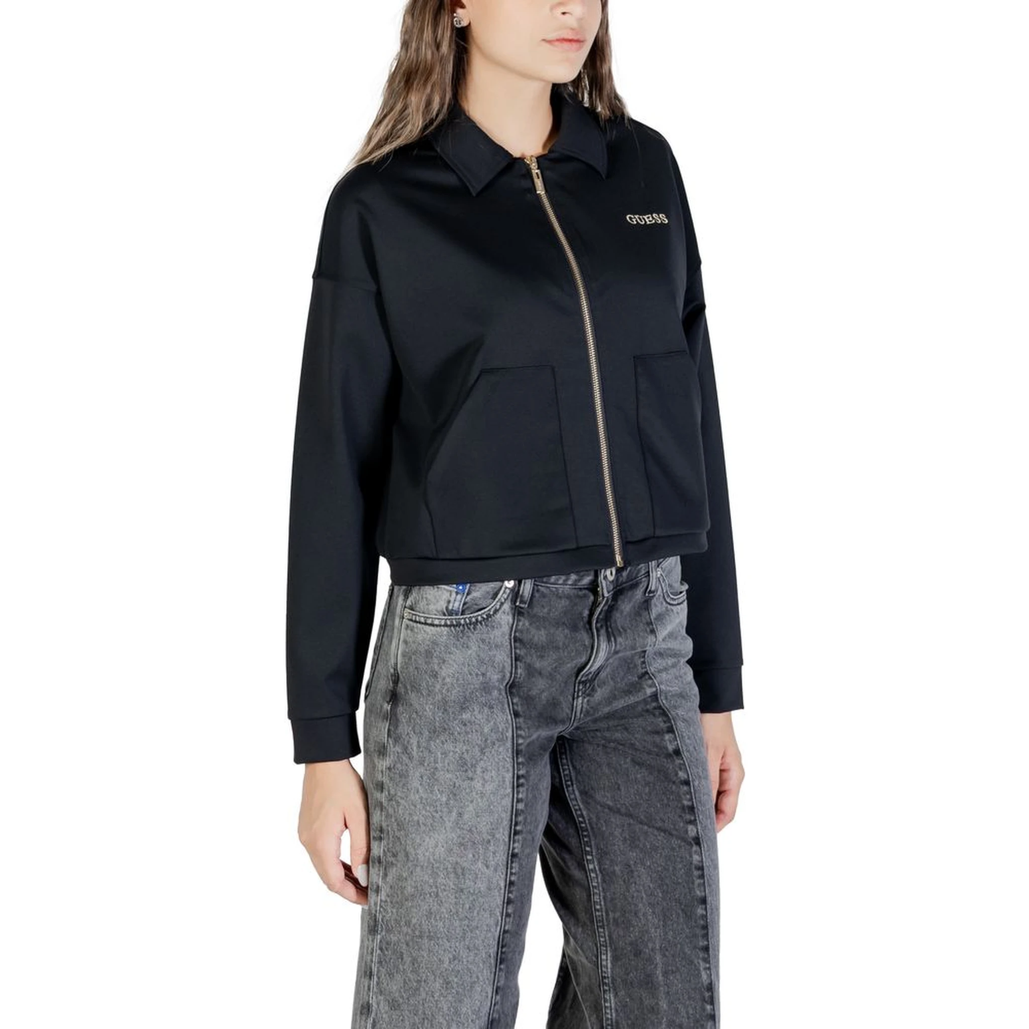 سويت شيرت أسود من البولياميد