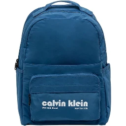 Blue Recycled Polyester Backpack