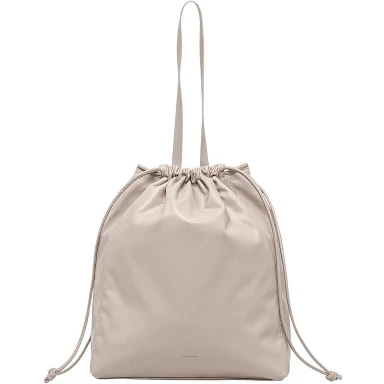 Beige Polyethylene Handbag