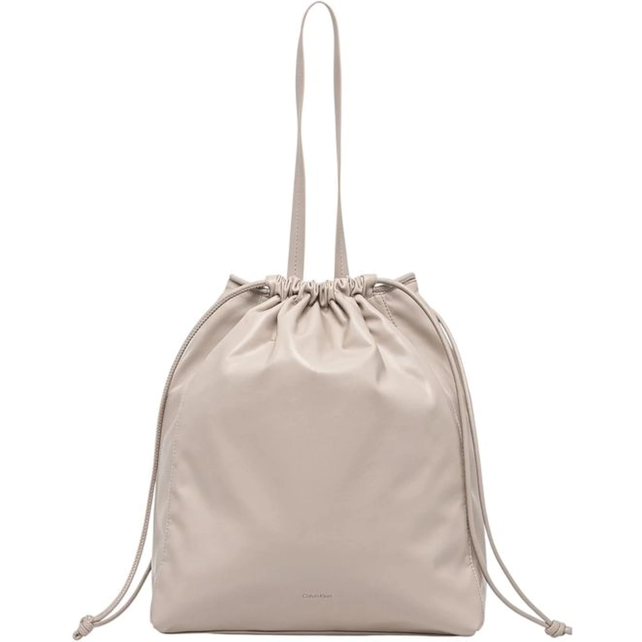 Beige Polyethylene Handbag