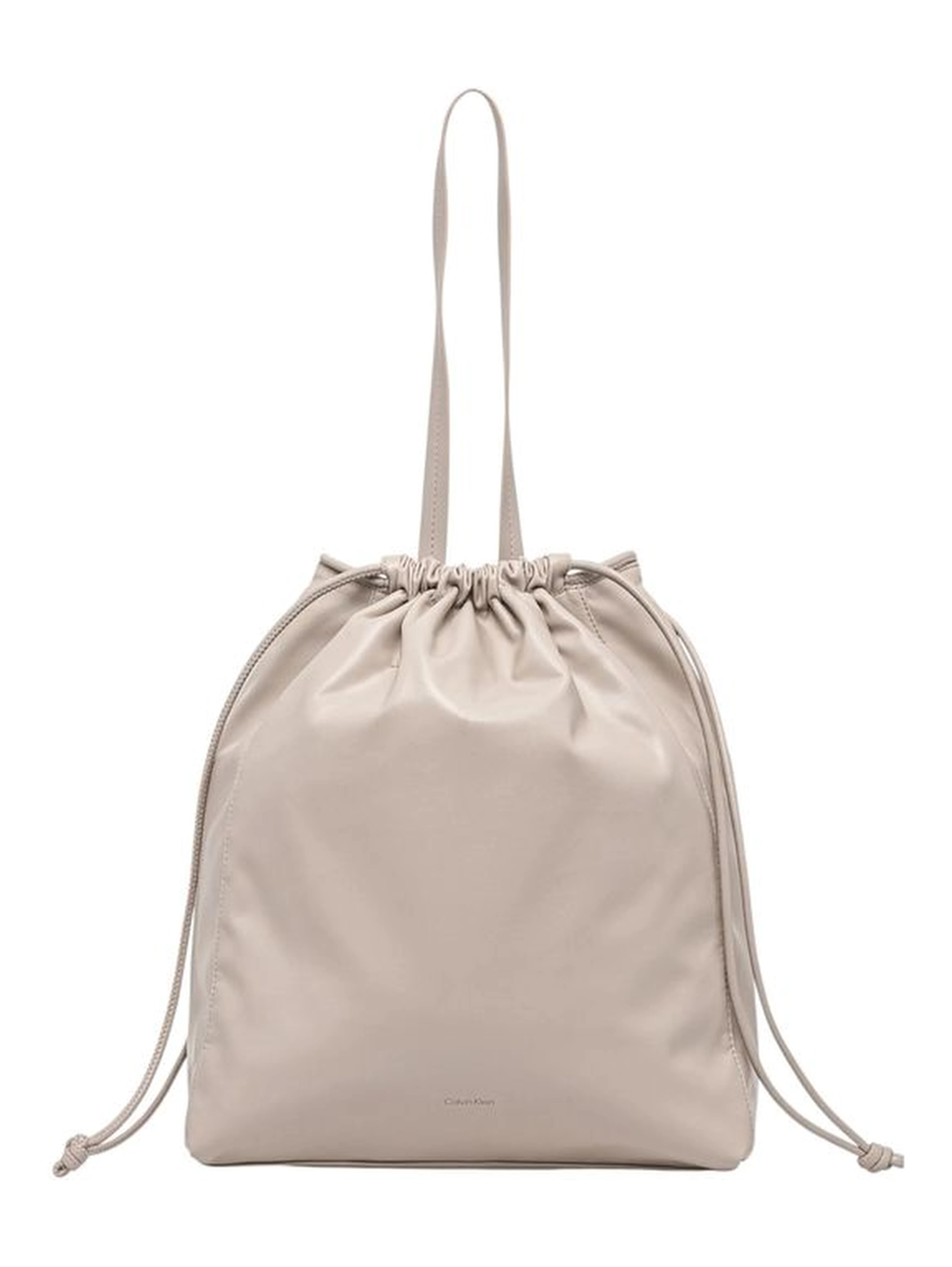 Beige Polyethylene Handbag