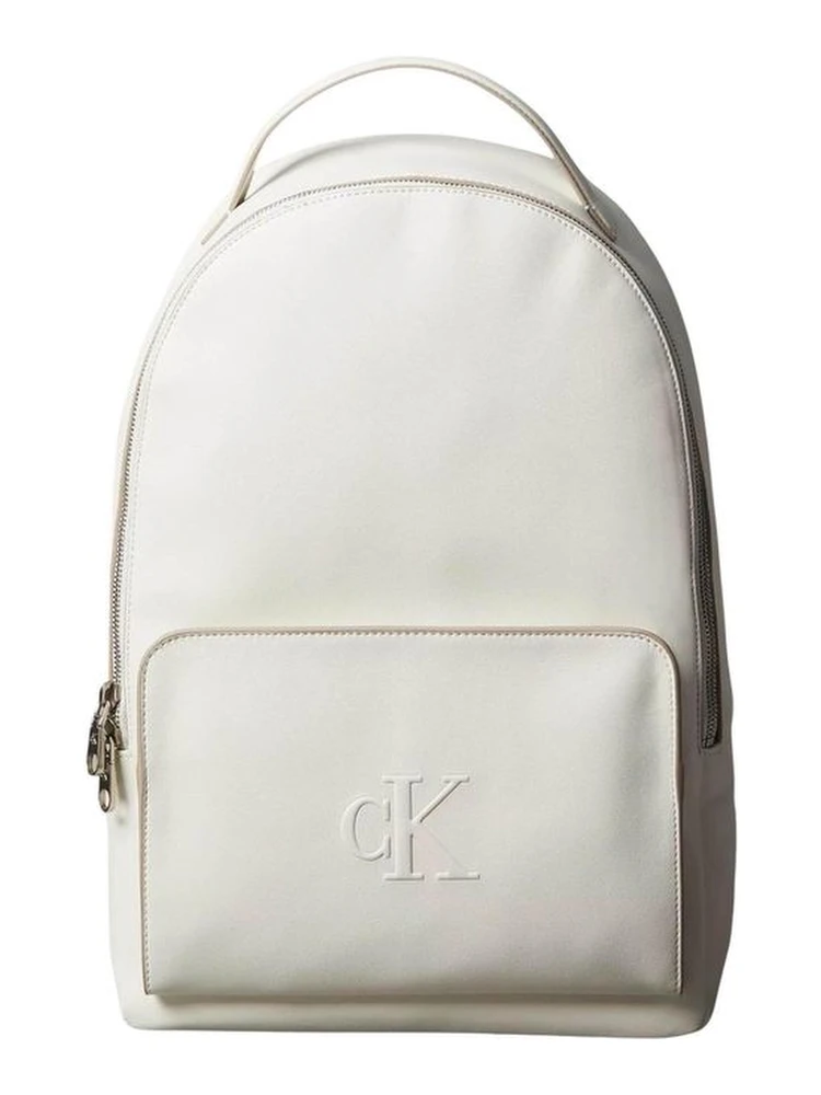 White Polyethylene Backpack