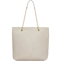 Beige Polyethylene Handbag