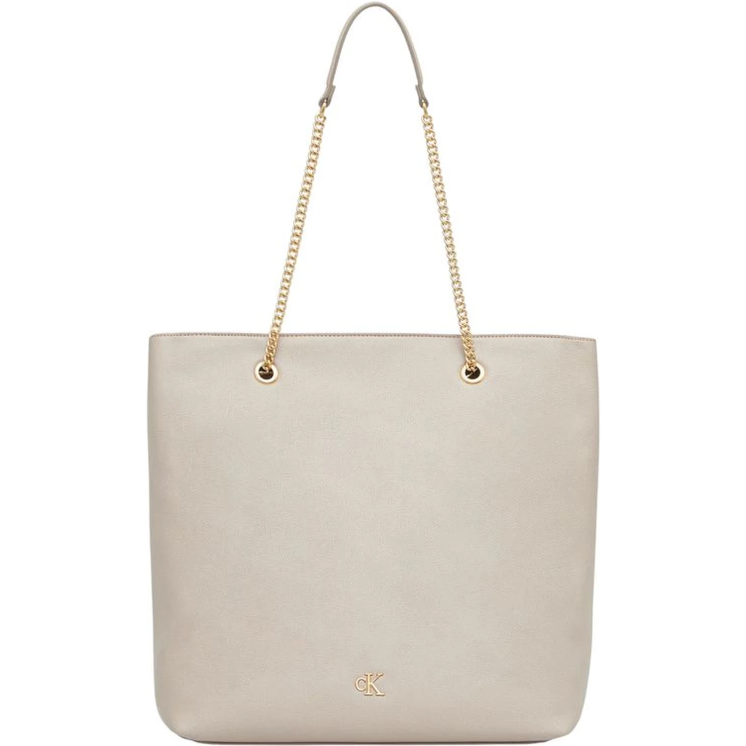 Beige Polyethylene Handbag