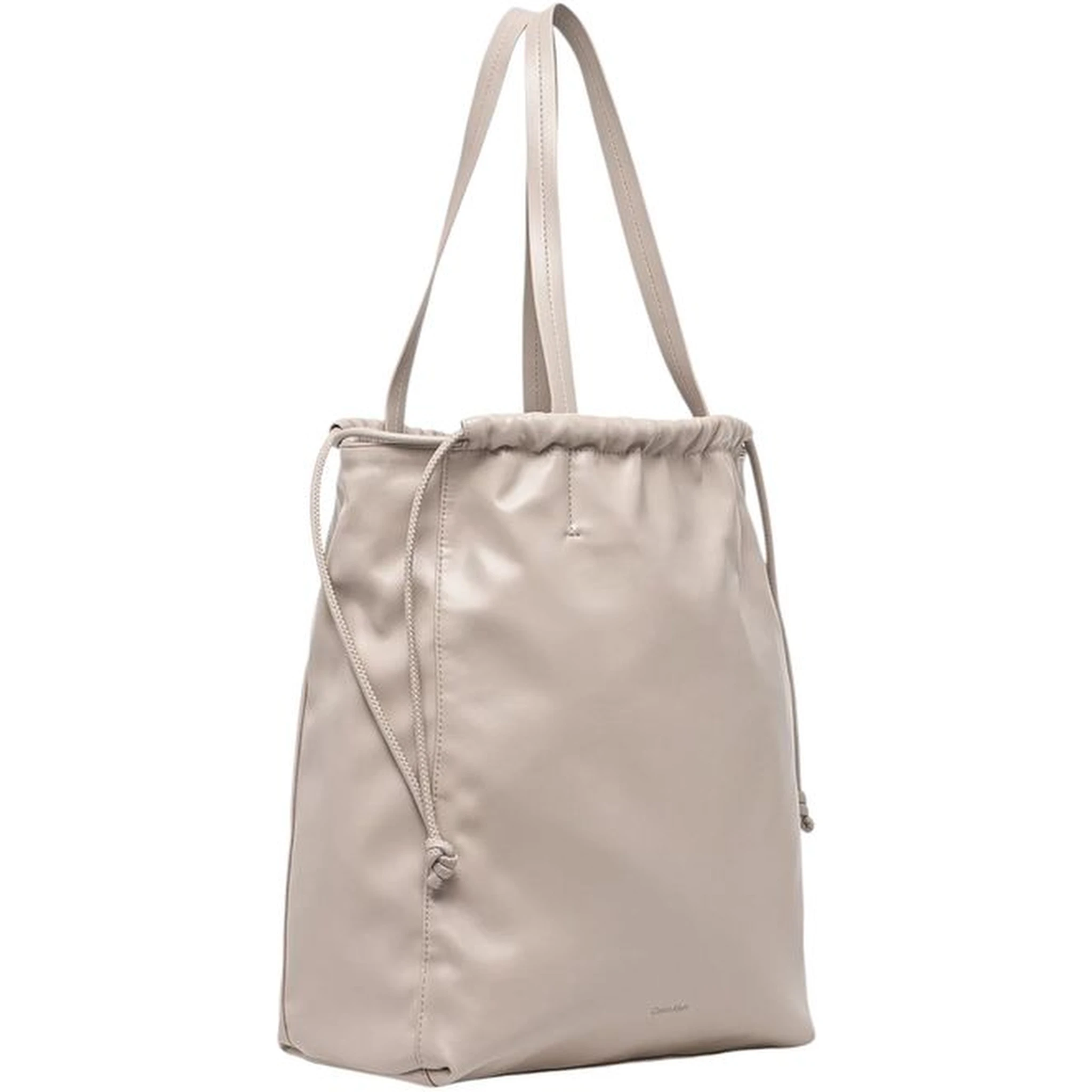 Beige Polyethylene Handbag