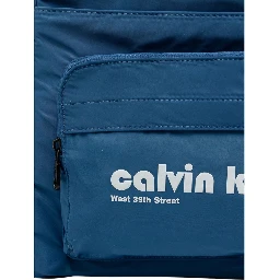 Blue Recycled Polyester Backpack