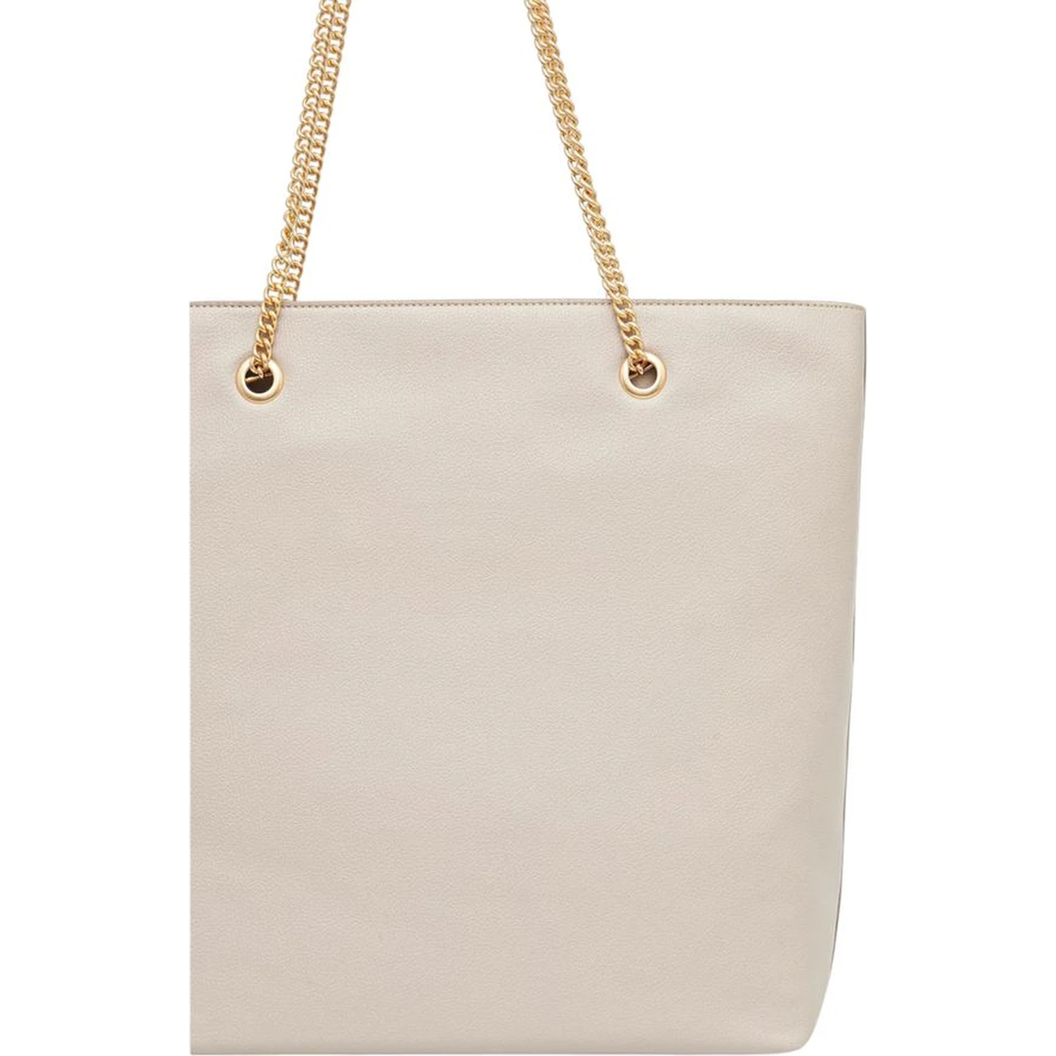 Beige Polyethylene Handbag