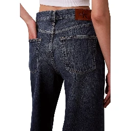 Blue Recycled Cotton Bootcut Jeans