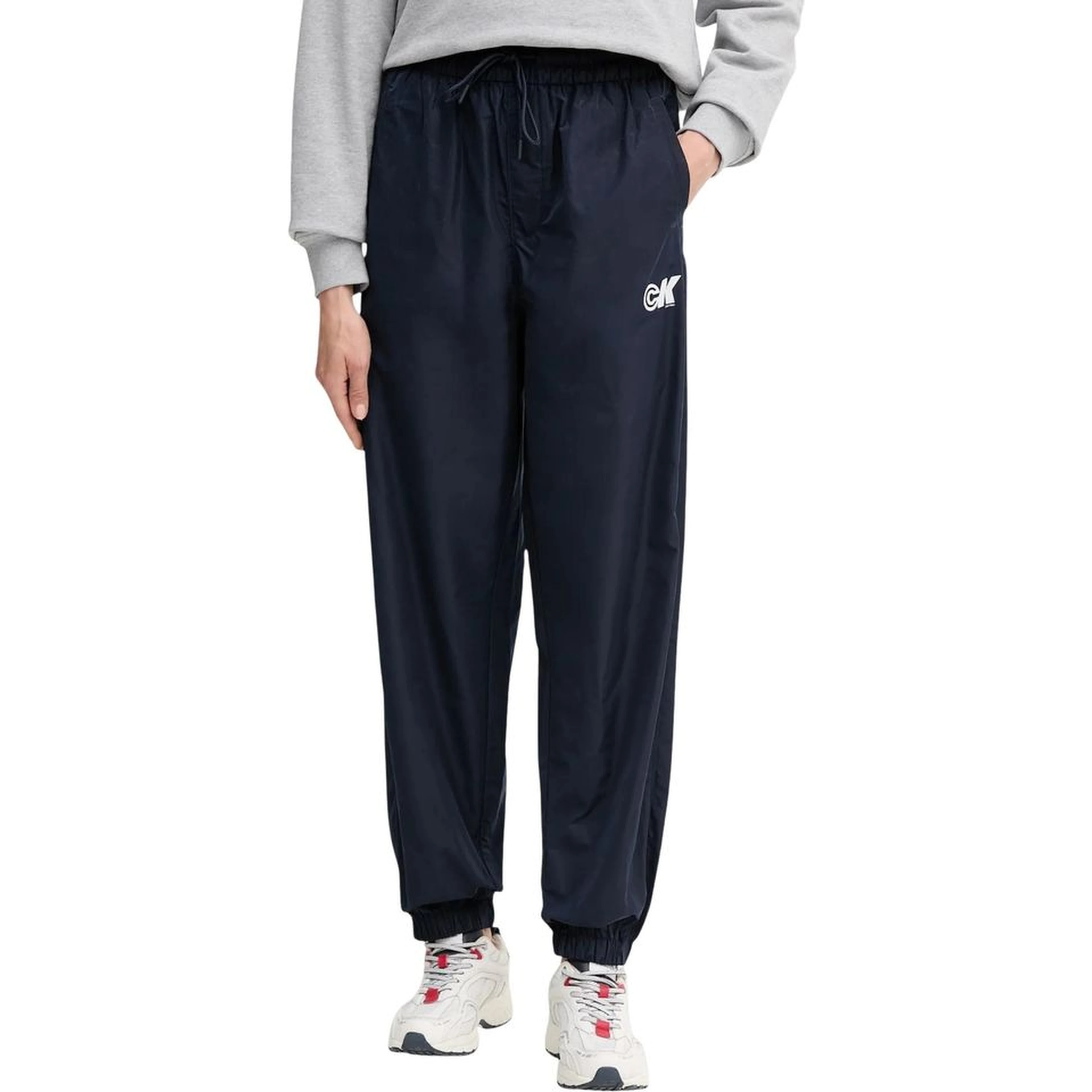 Blue Recycled Polyester Joggers (Workout Pants)