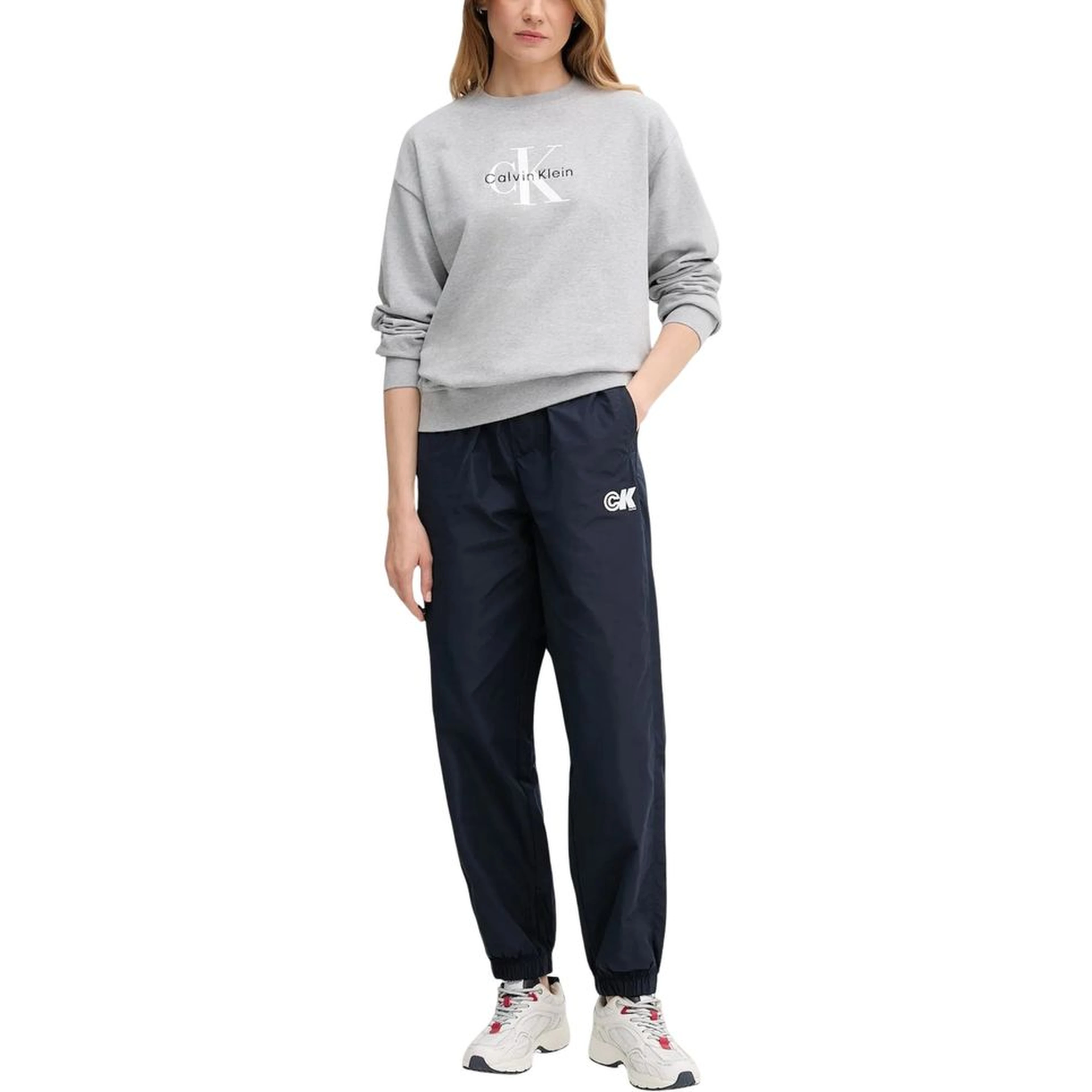 Blue Recycled Polyester Joggers (Workout Pants)