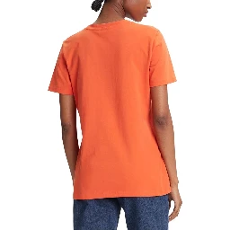 Orange Recycled Cotton T-Shirt