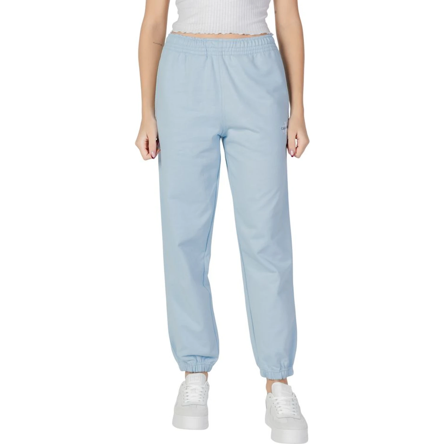 Blue Cotton Joggers (Workout Pants)