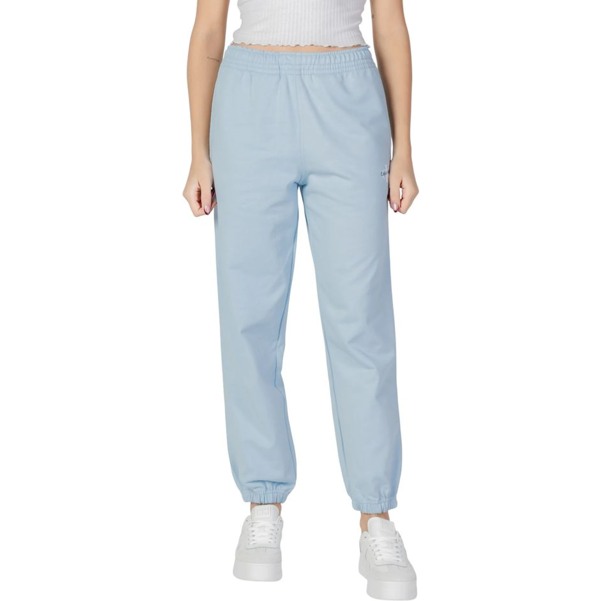 Blue Cotton Joggers (Workout Pants)