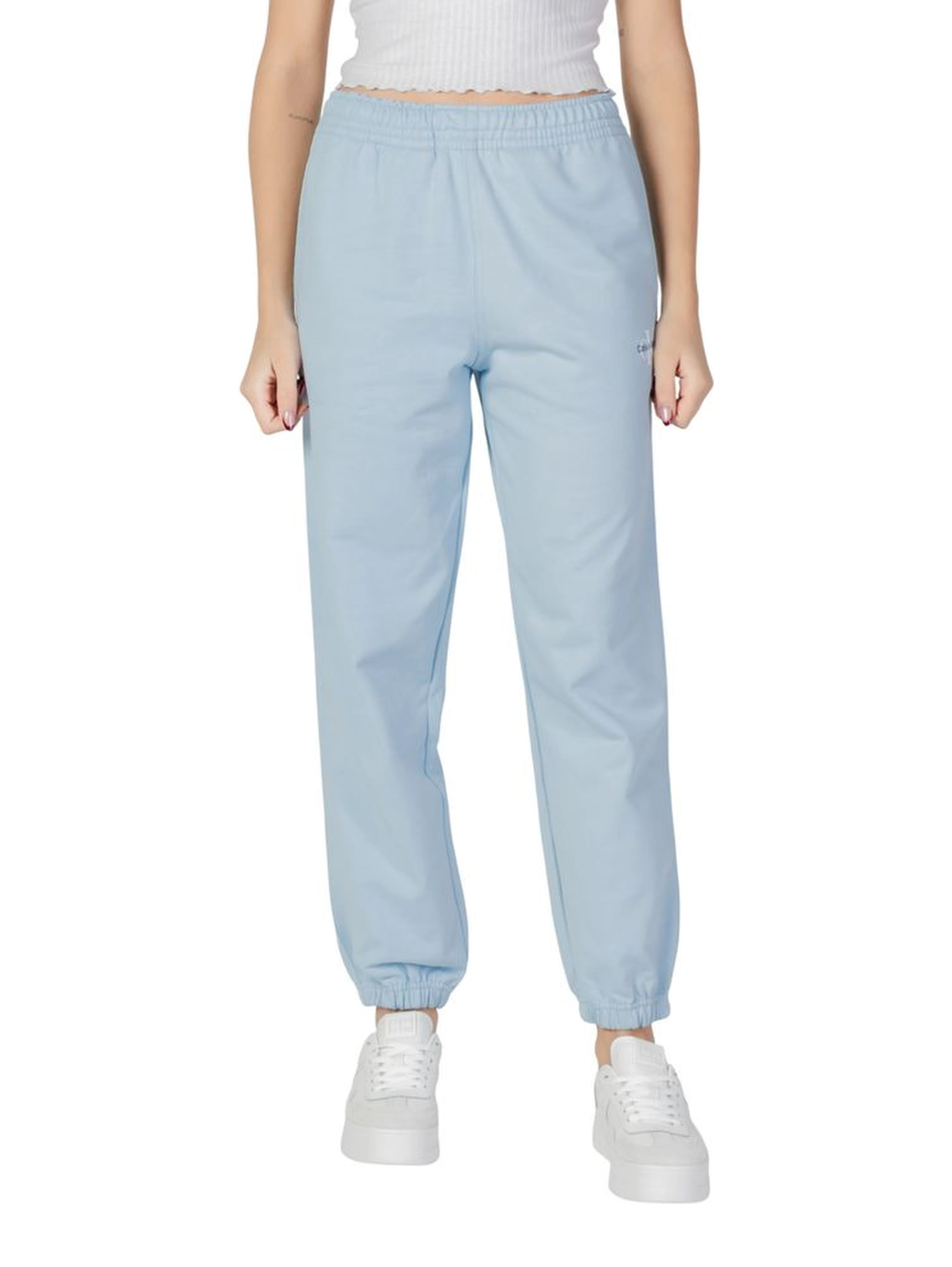 Blue Cotton Joggers (Workout Pants)