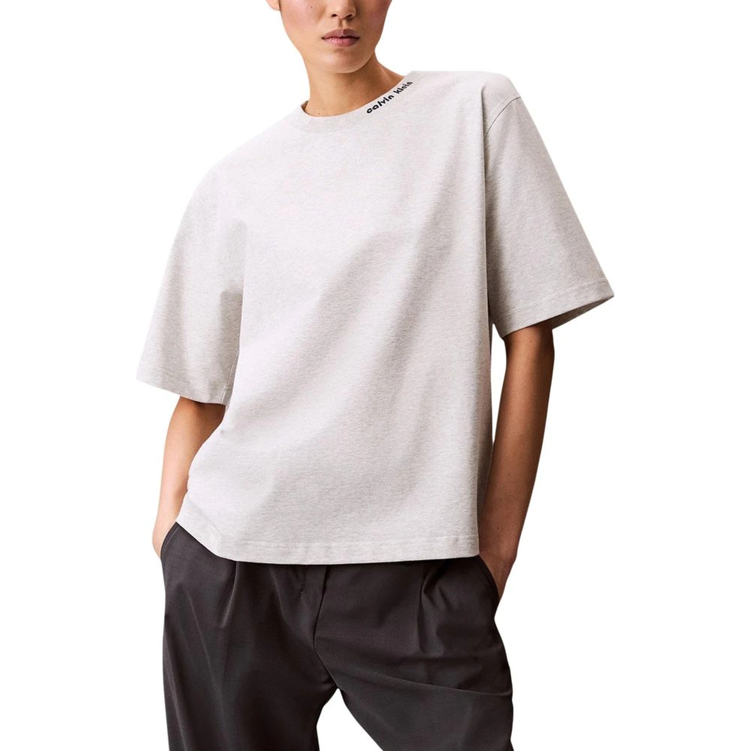 Gray Cotton T-Shirt