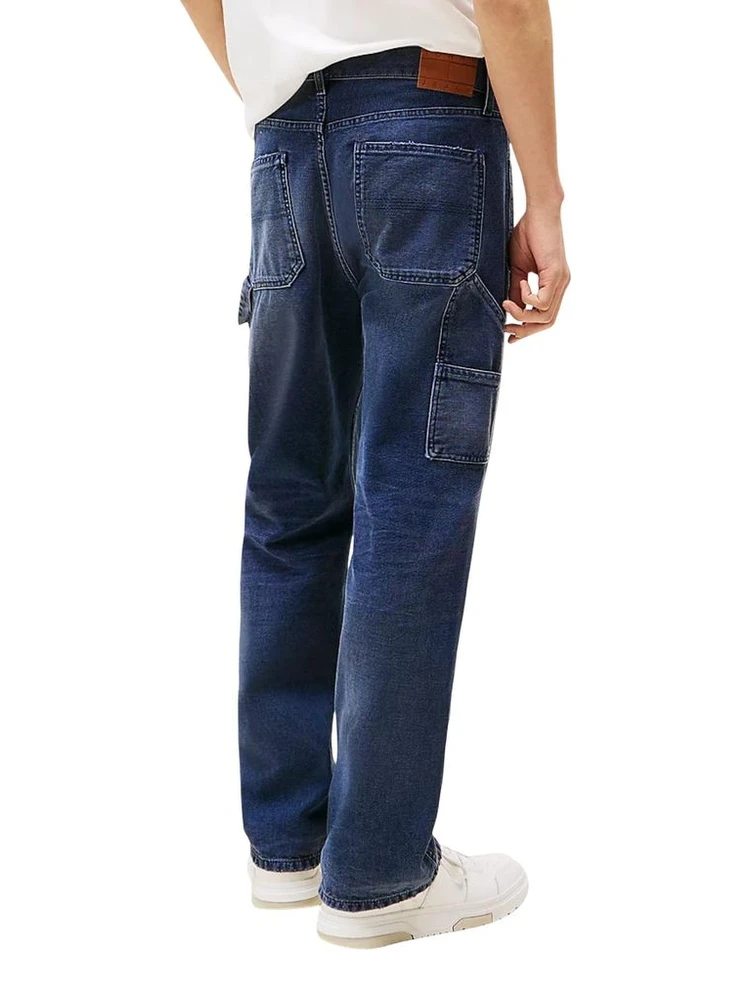 Blue Recycled Cotton Relaxed Fit Jeans alternative