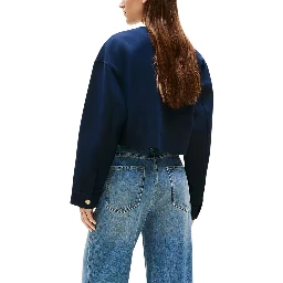 Blue Viscose Blazer