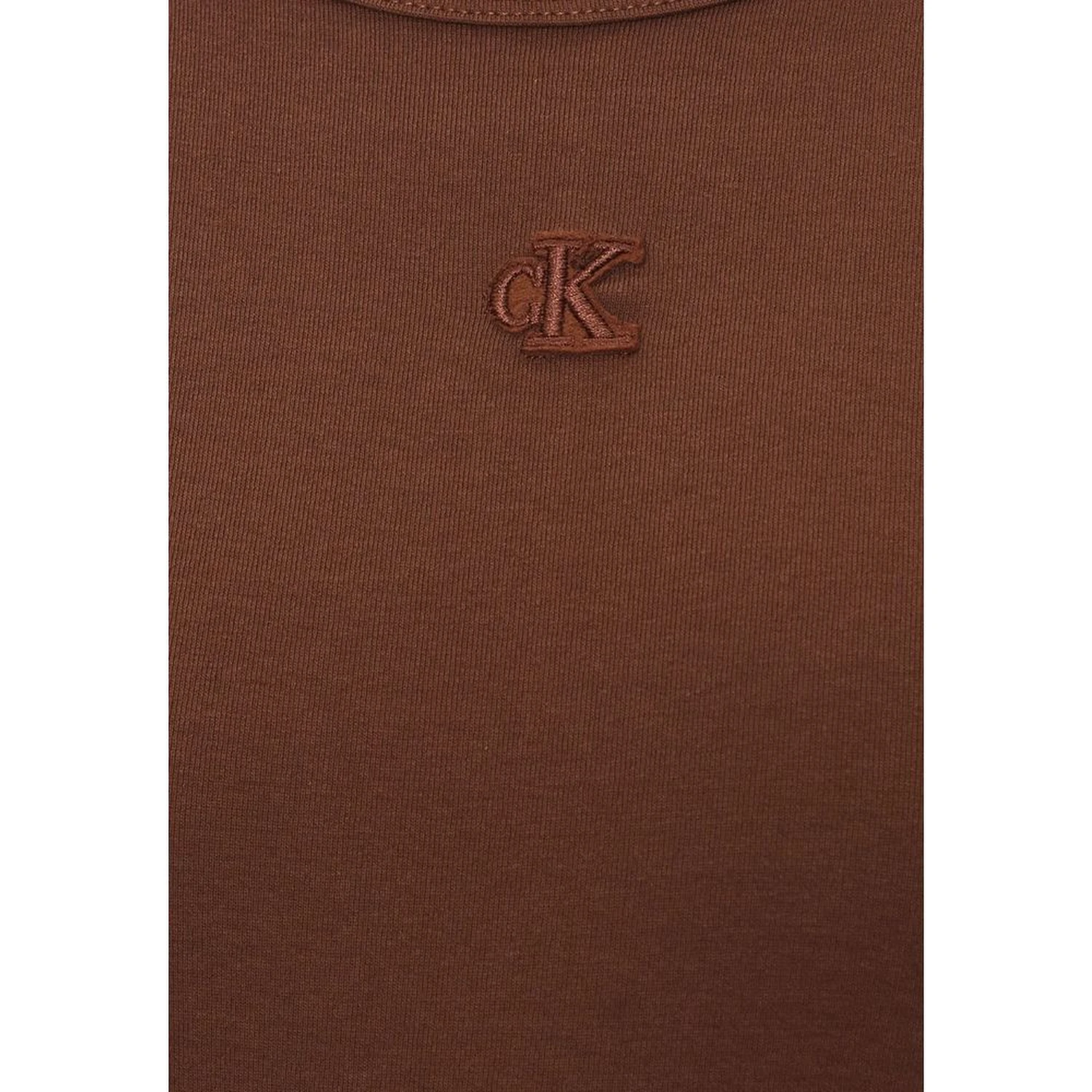 Brown Cotton Long Dress