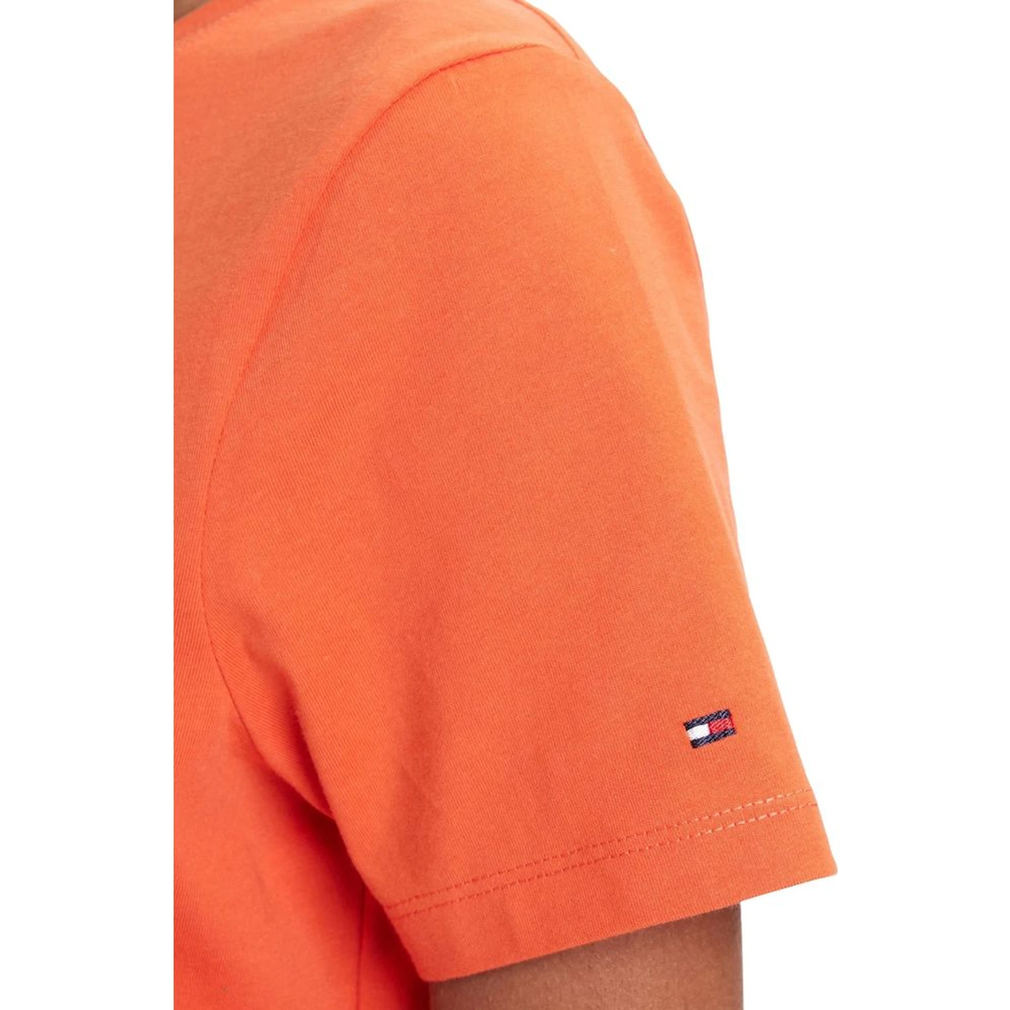 Orange Recycled Cotton T-Shirt