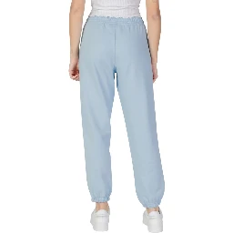 Blue Cotton Joggers (Workout Pants)