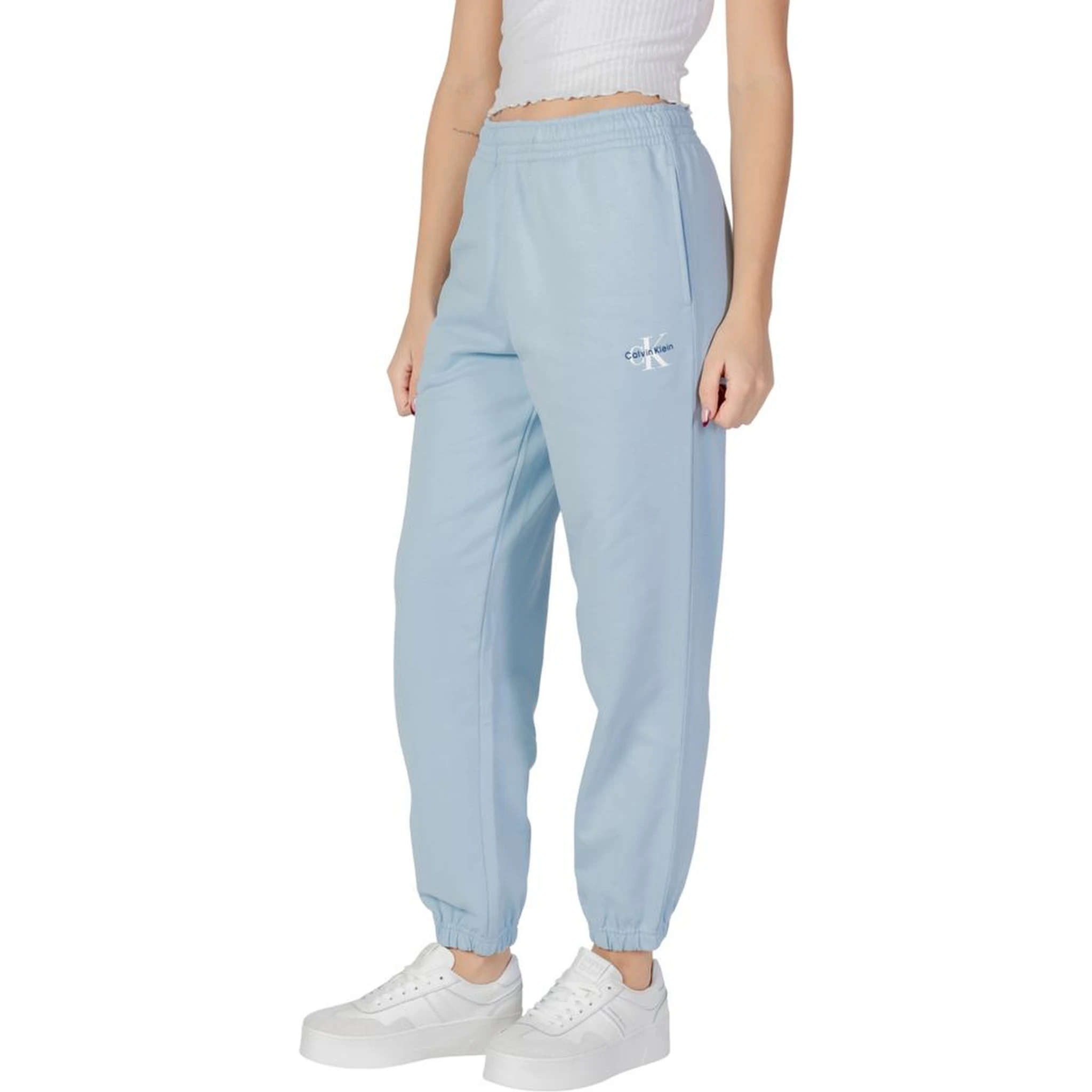 Blue Cotton Joggers (Workout Pants)