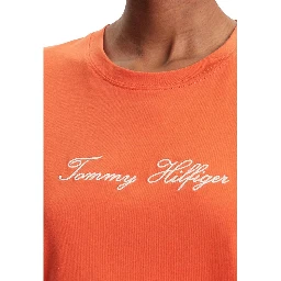 Orange Recycled Cotton T-Shirt