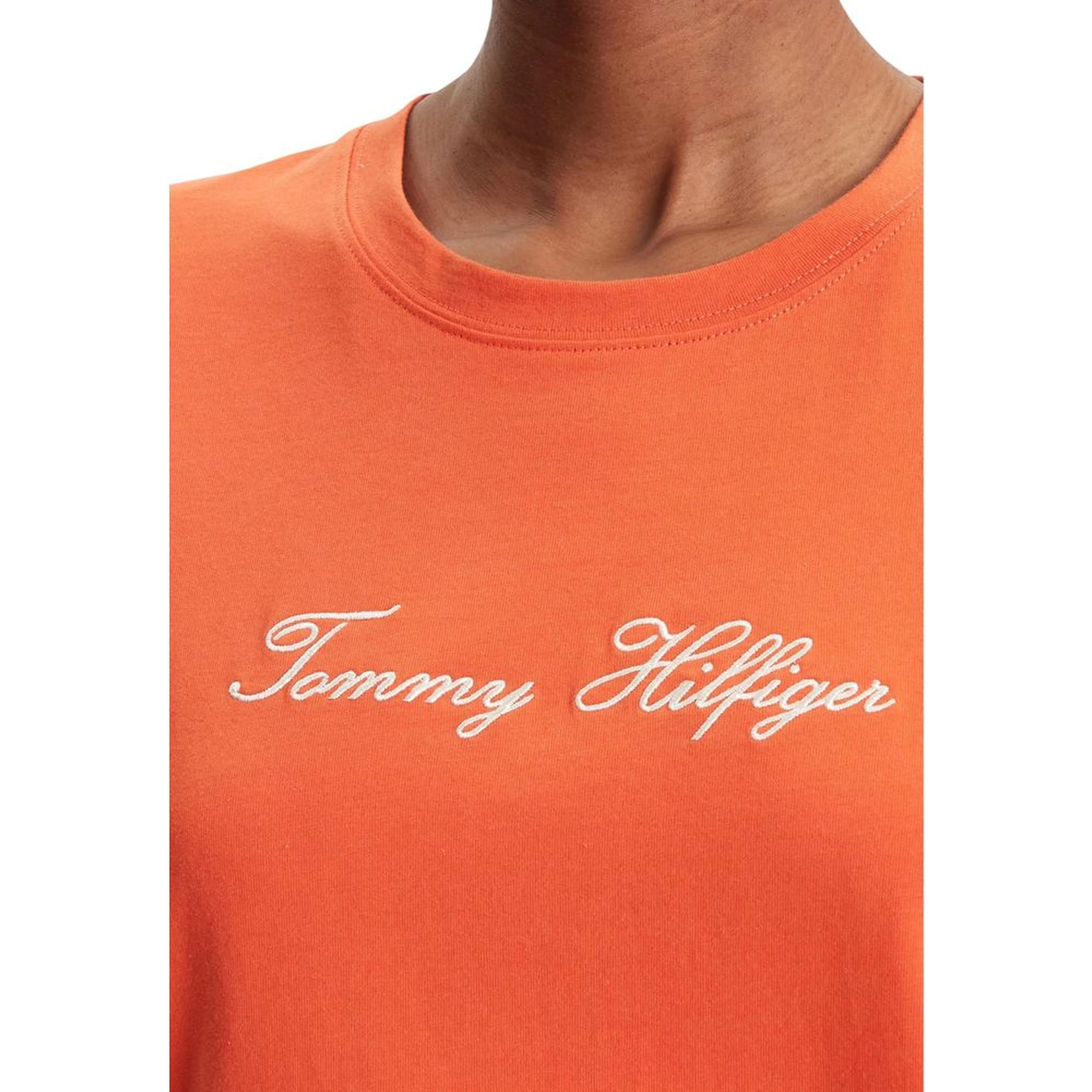Orange Recycled Cotton T-Shirt
