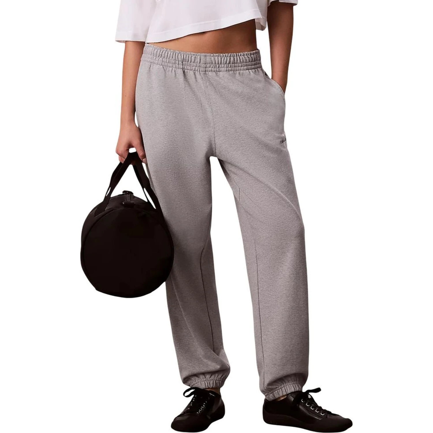 Gray Cotton Joggers (Workout Pants)